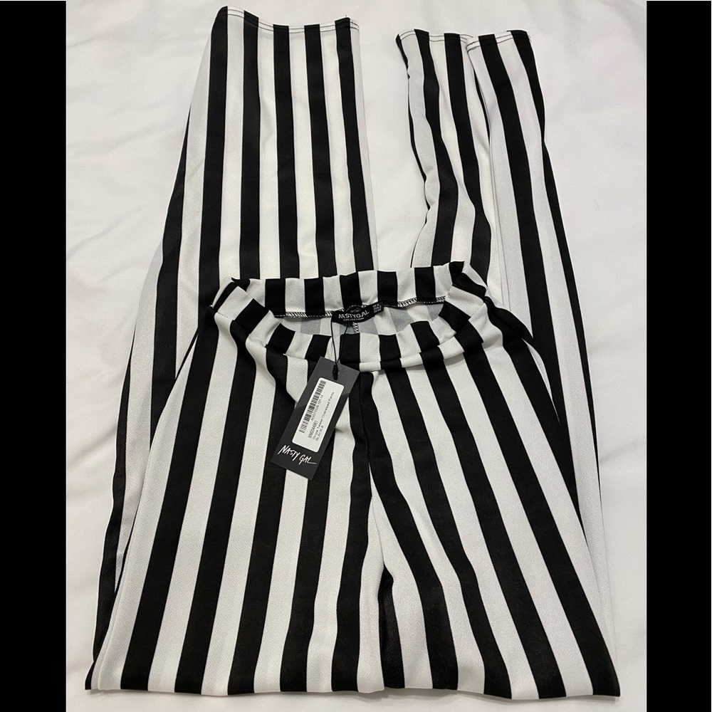 Nasty Gal - Size S - Black & White Pants